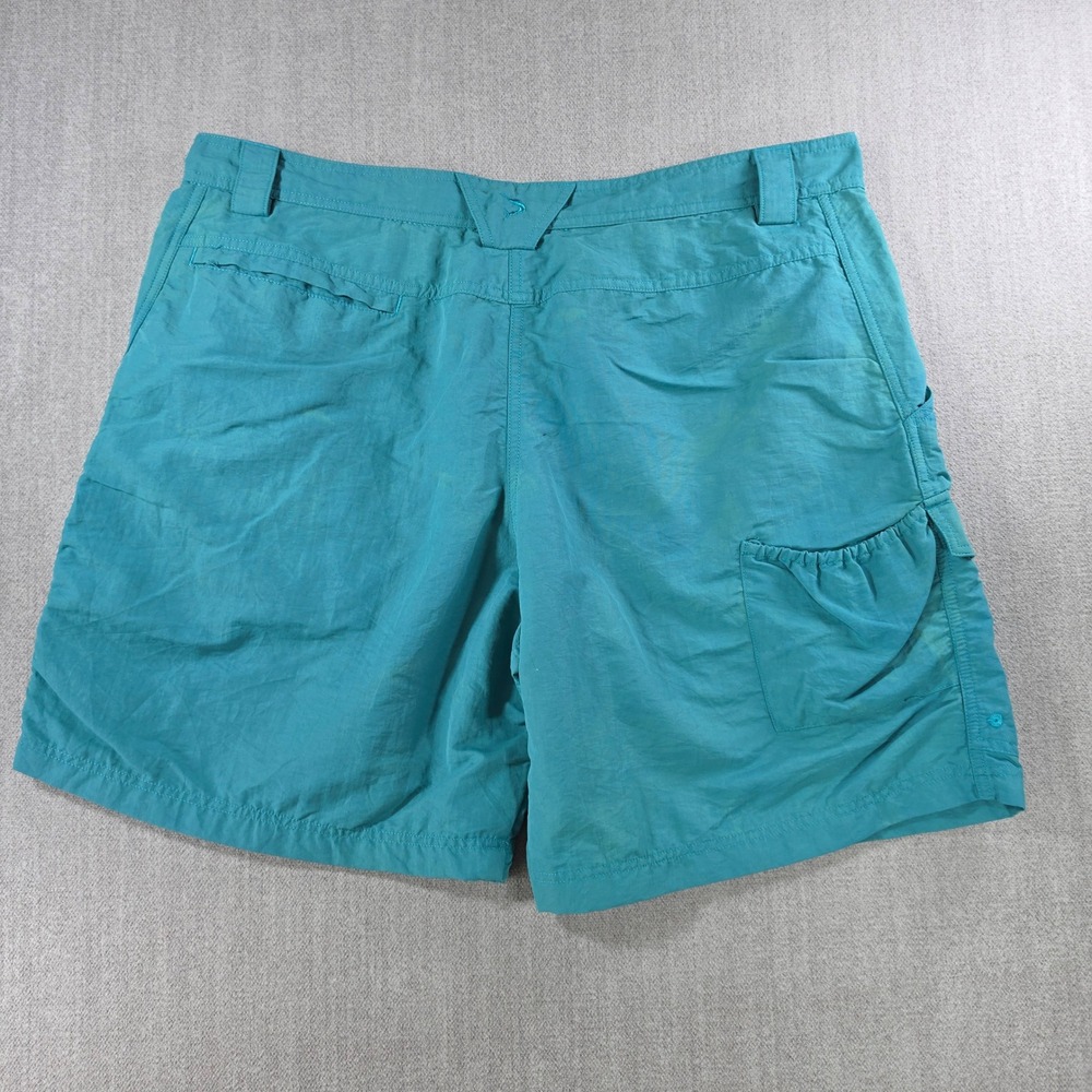 Reel‎ Legends Cargo Shorts Men 38 Turquoise Nylon Fishing Outdoor RL-SH-38-TQ